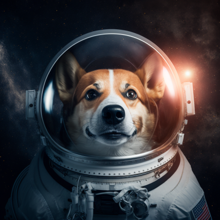 To boldly go where no dog has gone before